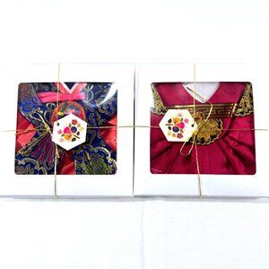 Korean Traditional King‎ & Queen Cloth Hanbok Wine Cover Set NIB